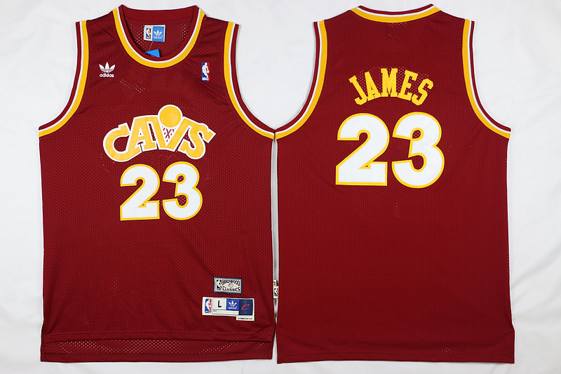 NBA Cleveland Cavaliers 23 James red 2017 Jerseys style 2